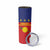 Guadeloupe Skinny Tumbler Rejyon Gwadloup Red Version