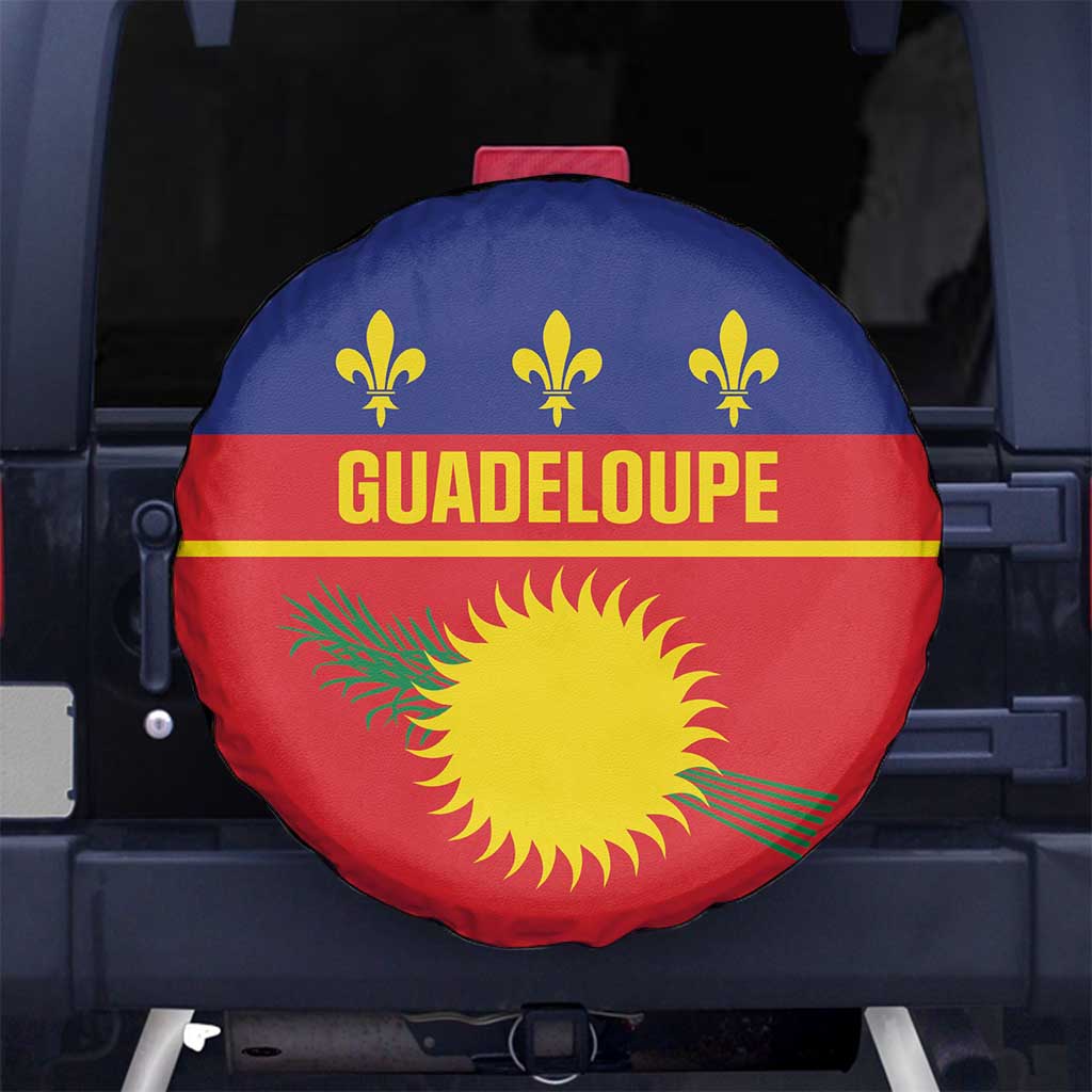 Guadeloupe Spare Tire Cover Rejyon Gwadloup Red Version