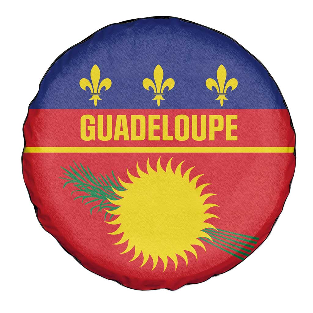 Guadeloupe Spare Tire Cover Rejyon Gwadloup Red Version
