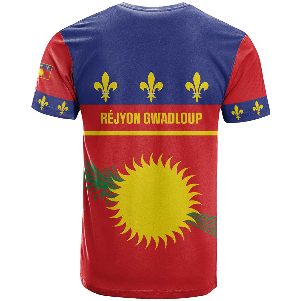 Guadeloupe T Shirt Rejyon Gwadloup Red Version