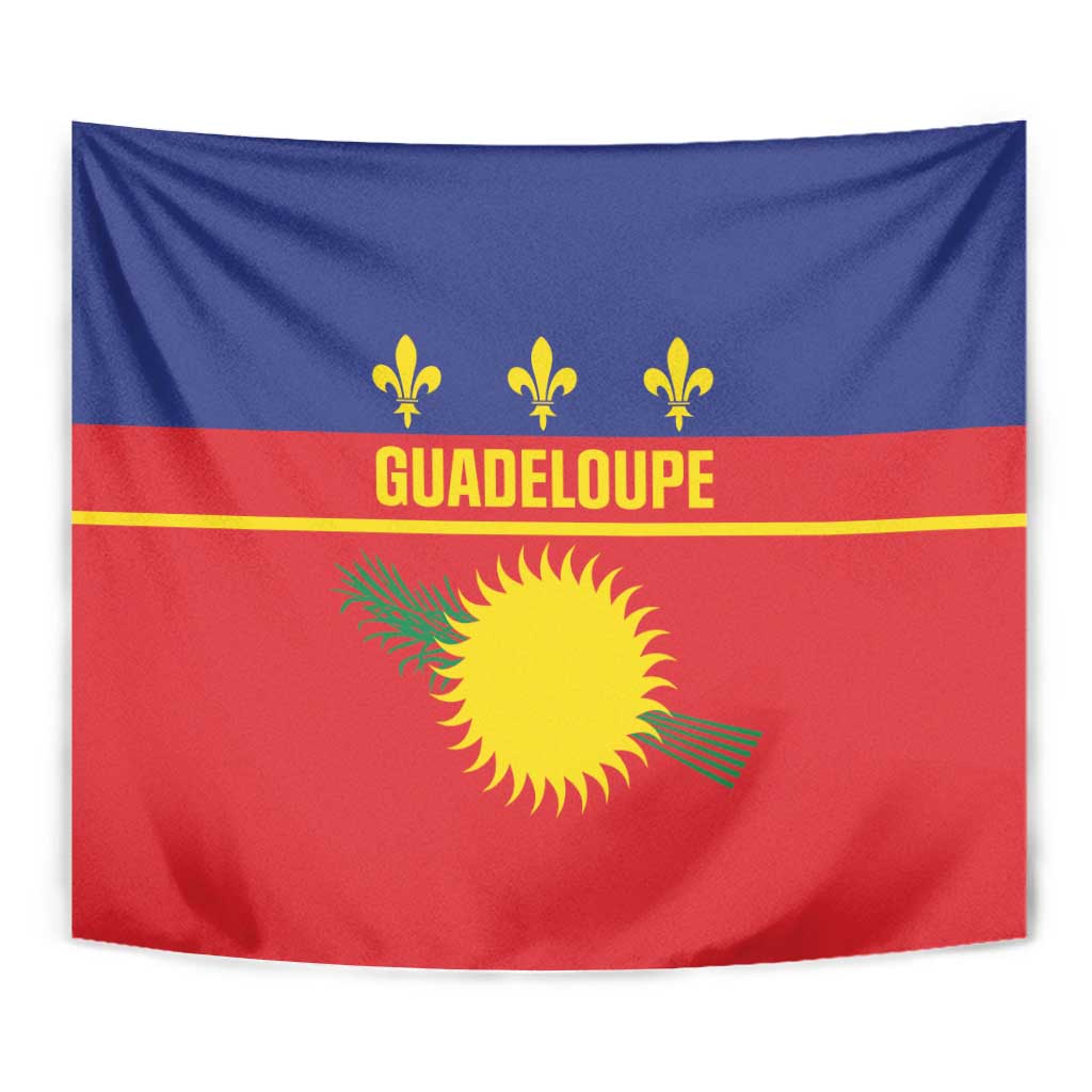 Guadeloupe Tapestry Rejyon Gwadloup Red Version