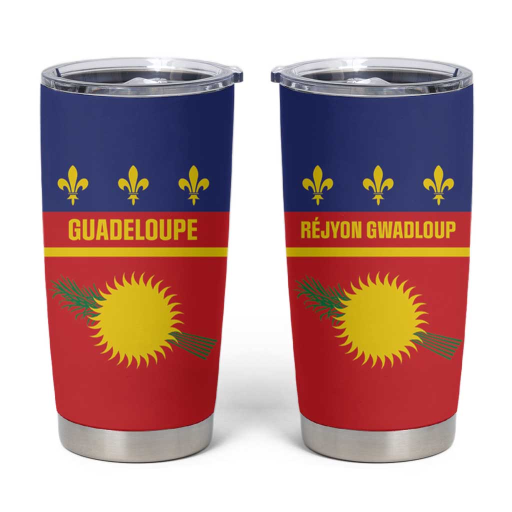 Guadeloupe Tumbler Cup Rejyon Gwadloup Red Version