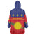Guadeloupe Wearable Blanket Hoodie Rejyon Gwadloup Red Version