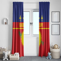 Guadeloupe Window Curtain Rejyon Gwadloup Red Version