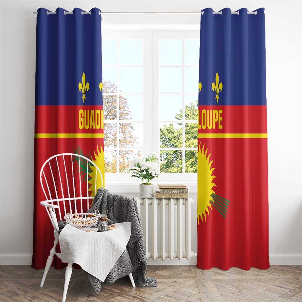 Guadeloupe Window Curtain Rejyon Gwadloup Red Version
