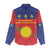 Guadeloupe Women Casual Shirt Rejyon Gwadloup Red Version