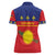 Guadeloupe Women Polo Shirt Rejyon Gwadloup Red Version