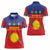 Guadeloupe Women Polo Shirt Rejyon Gwadloup Red Version