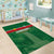Football Guadeloupe Green Area Rug Les Gwada Boy Go Champions