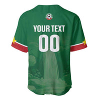 Custom Football Guadeloupe Green Baseball Jersey Les Gwada Boy Go Champions