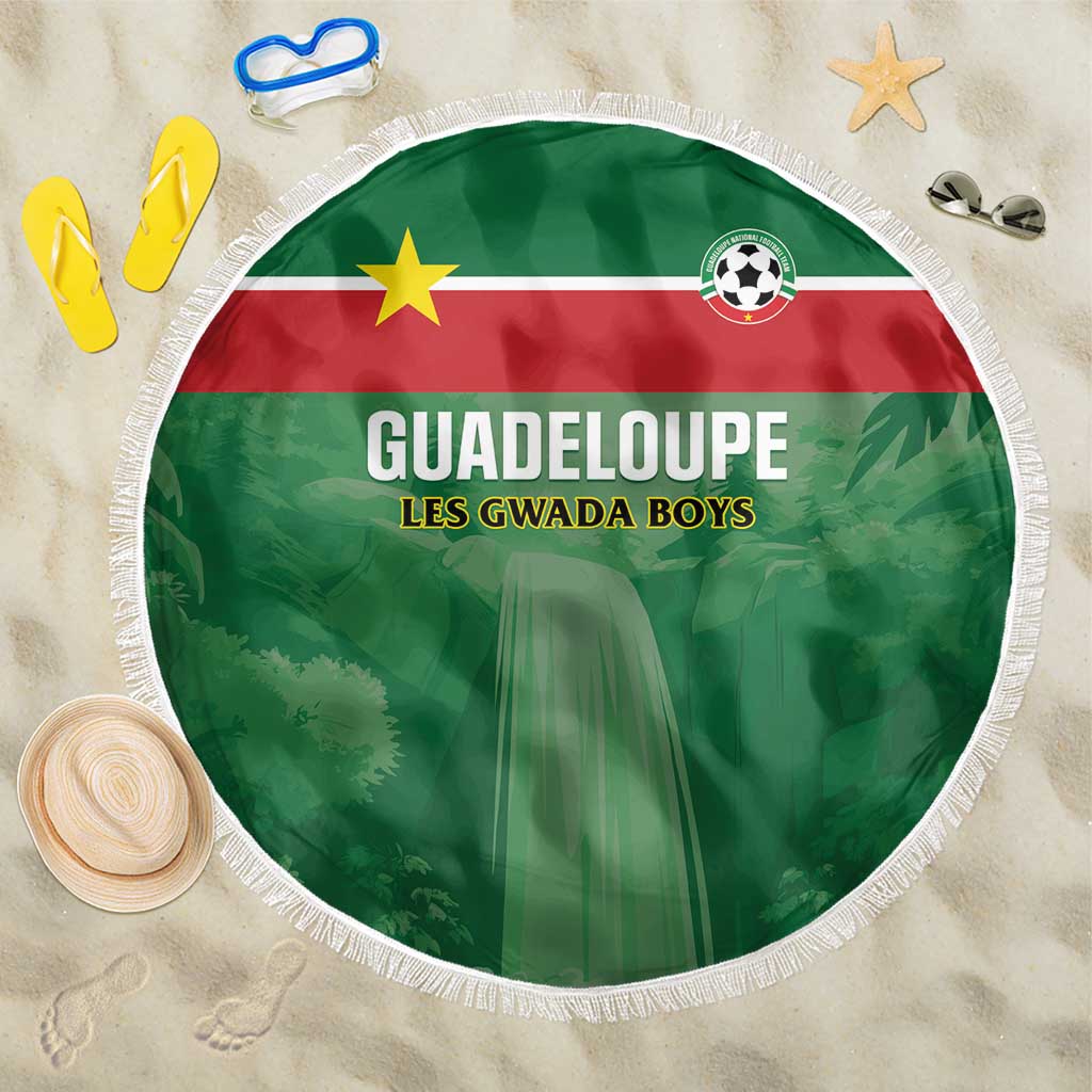 Football Guadeloupe Green Beach Blanket Les Gwada Boy Go Champions