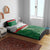 Football Guadeloupe Green Bedding Set Les Gwada Boy Go Champions