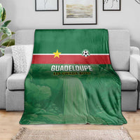 Football Guadeloupe Green Blanket Les Gwada Boy Go Champions