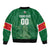 Custom Football Guadeloupe Green Bomber Jacket Les Gwada Boy Go Champions