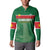 Custom Football Guadeloupe Green Button Sweatshirt Les Gwada Boy Go Champions