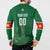 Custom Football Guadeloupe Green Button Sweatshirt Les Gwada Boy Go Champions