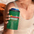 Custom Football Guadeloupe Green 4 in 1 Can Cooler Tumbler Les Gwada Boy Go Champions