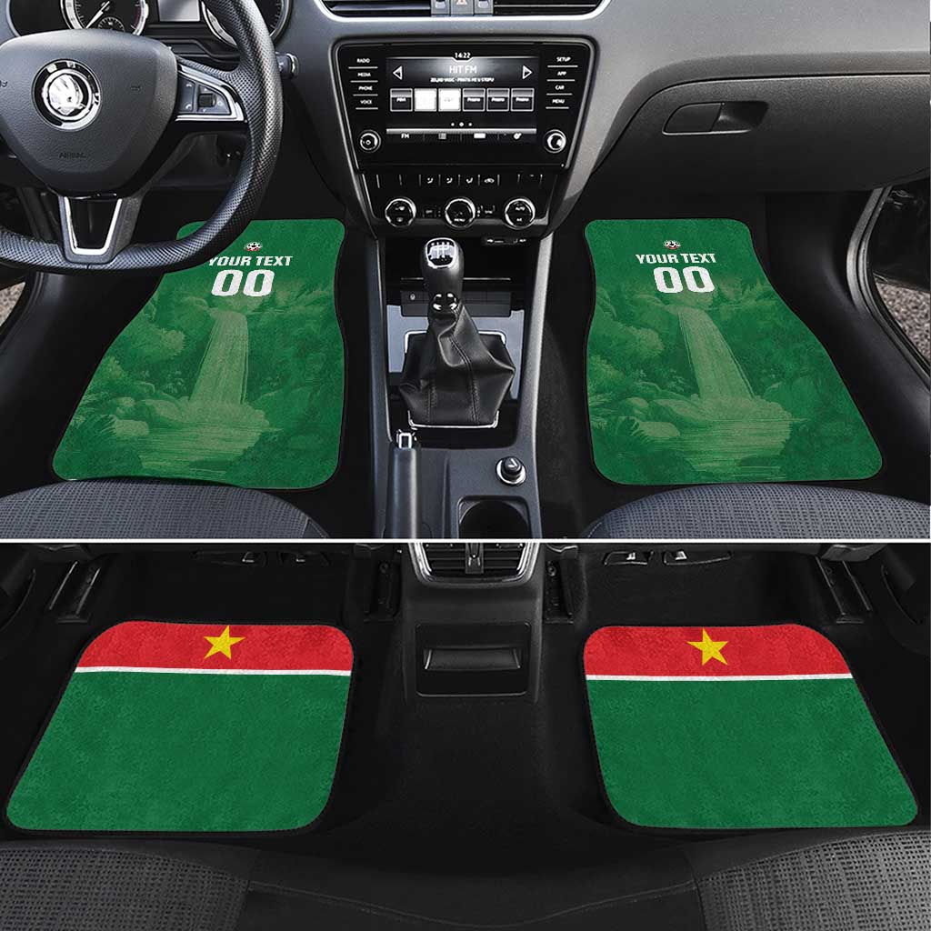 Football Guadeloupe Green Car Mats Les Gwada Boy Go Champions