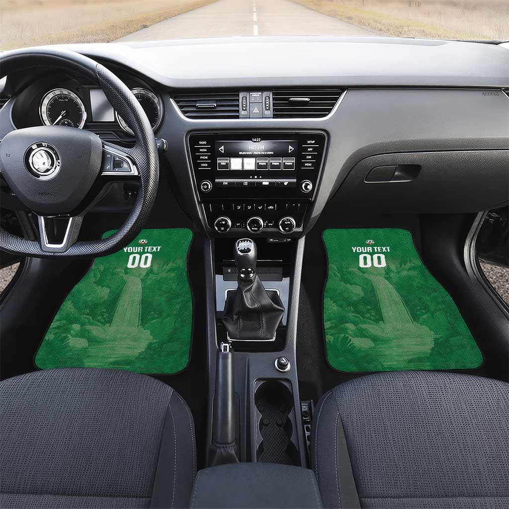 Football Guadeloupe Green Car Mats Les Gwada Boy Go Champions