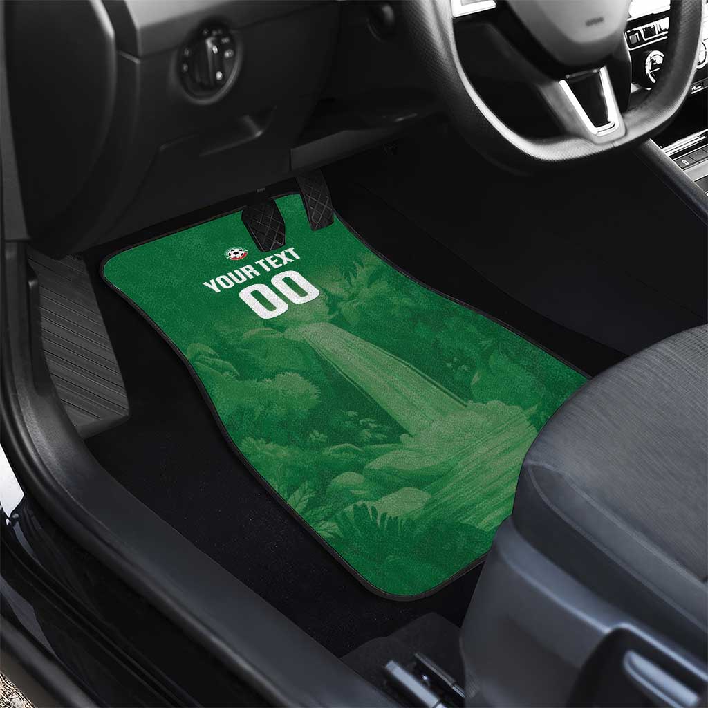 Football Guadeloupe Green Car Mats Les Gwada Boy Go Champions