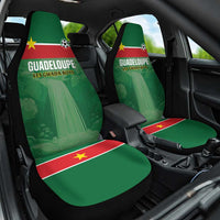 Football Guadeloupe Green Car Seat Cover Les Gwada Boy Go Champions
