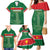 Custom Football Guadeloupe Green Family Matching Mermaid Dress and Hawaiian Shirt Les Gwada Boy Go Champions