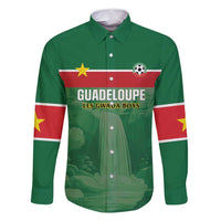 Custom Football Guadeloupe Green Family Matching Mermaid Dress and Hawaiian Shirt Les Gwada Boy Go Champions