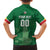 Custom Football Guadeloupe Green Family Matching Off The Shoulder Long Sleeve Dress and Hawaiian Shirt Les Gwada Boy Go Champions