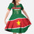 Custom Football Guadeloupe Green Family Matching Off The Shoulder Long Sleeve Dress and Hawaiian Shirt Les Gwada Boy Go Champions