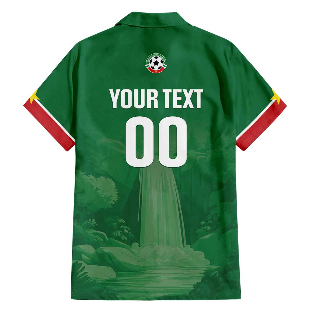 Custom Football Guadeloupe Green Family Matching Short Sleeve Bodycon Dress and Hawaiian Shirt Les Gwada Boy Go Champions