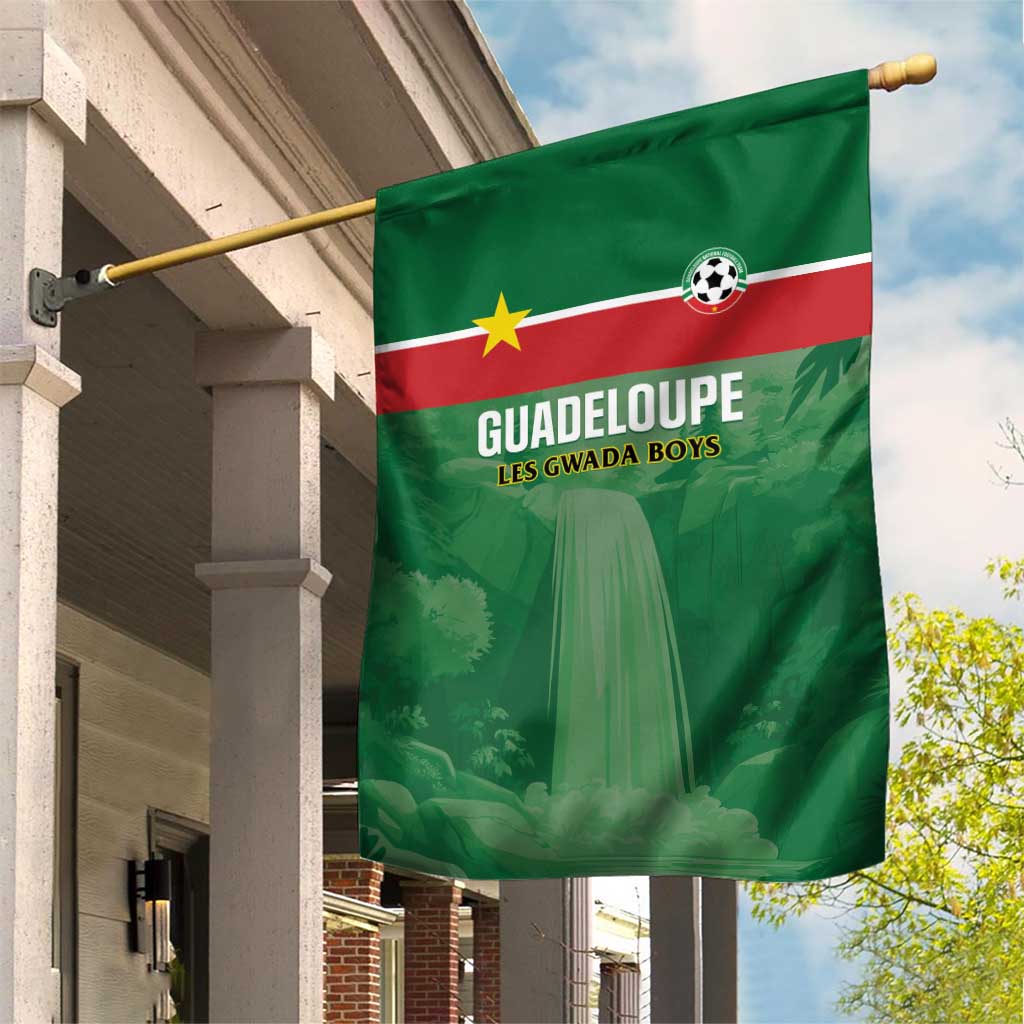Football Guadeloupe Green Garden Flag Les Gwada Boy Go Champions