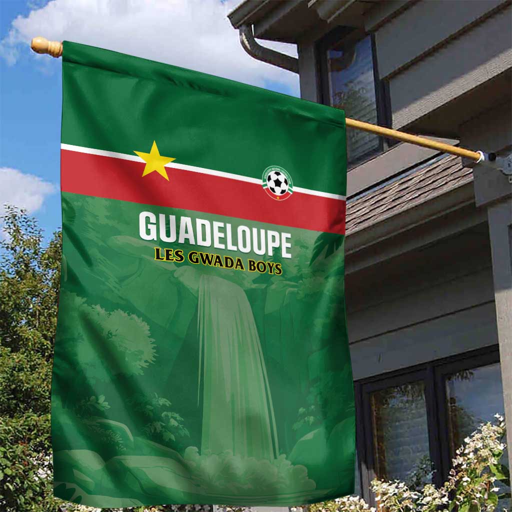 Football Guadeloupe Green Garden Flag Les Gwada Boy Go Champions