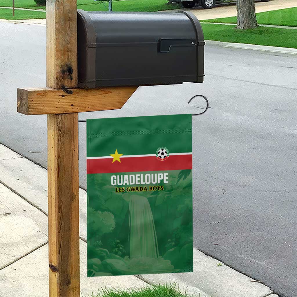 Football Guadeloupe Green Garden Flag Les Gwada Boy Go Champions