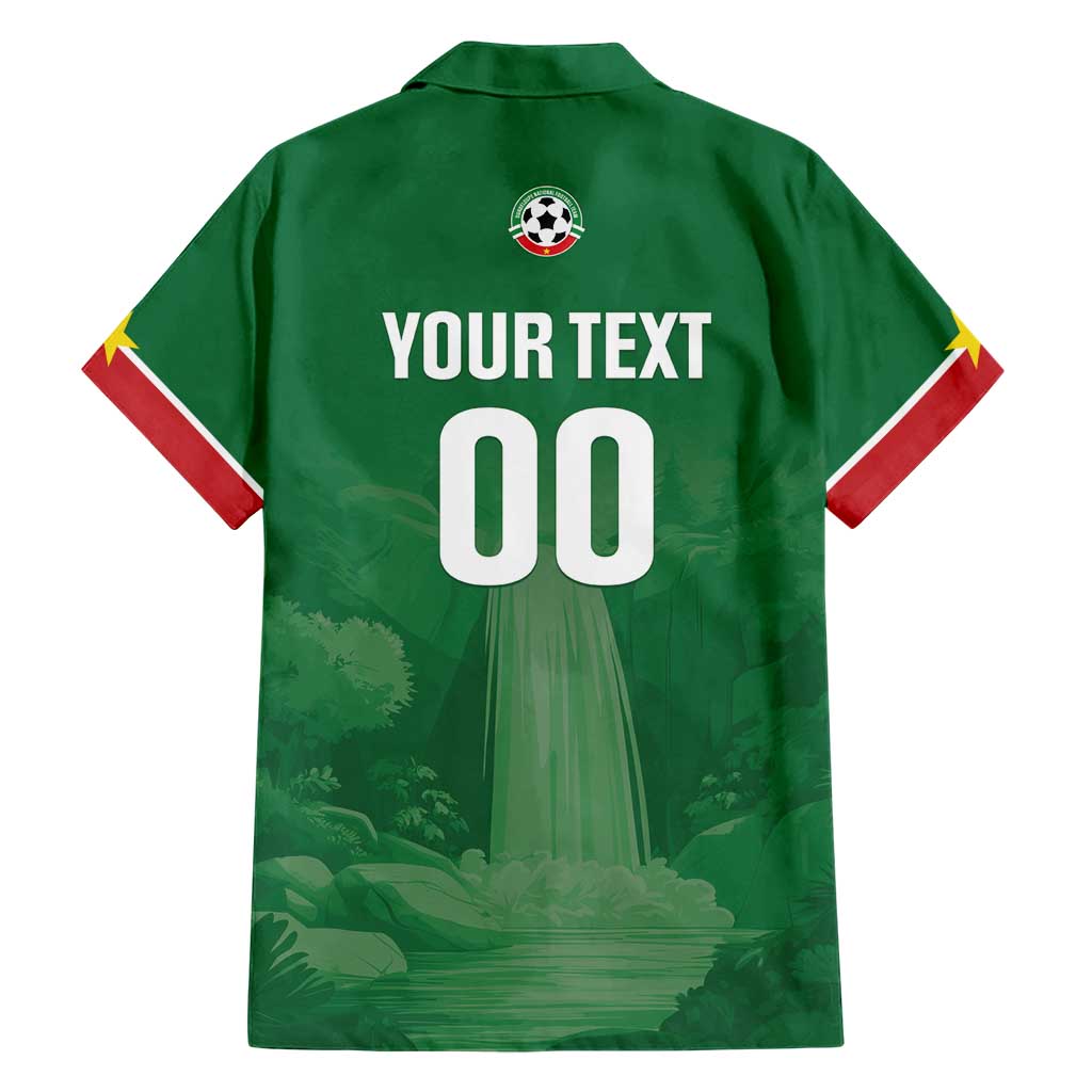 Custom Football Guadeloupe Green Hawaiian Shirt Les Gwada Boy Go Champions