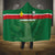 Football Guadeloupe Green Hooded Blanket Les Gwada Boy Go Champions