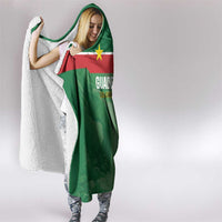 Football Guadeloupe Green Hooded Blanket Les Gwada Boy Go Champions