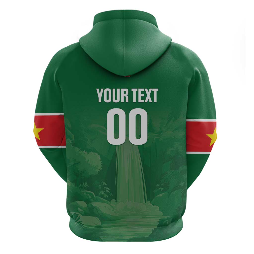 Custom Football Guadeloupe Green Hoodie Les Gwada Boy Go Champions