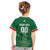 Custom Football Guadeloupe Green Kid T Shirt Les Gwada Boy Go Champions