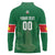 Custom Football Guadeloupe Green Long Sleeve Polo Shirt Les Gwada Boy Go Champions