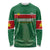 Custom Football Guadeloupe Green Long Sleeve Shirt Les Gwada Boy Go Champions