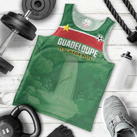 Custom Football Guadeloupe Green Men Tank Top Les Gwada Boy Go Champions
