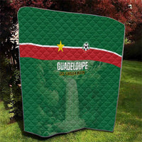Football Guadeloupe Green Quilt Les Gwada Boy Go Champions