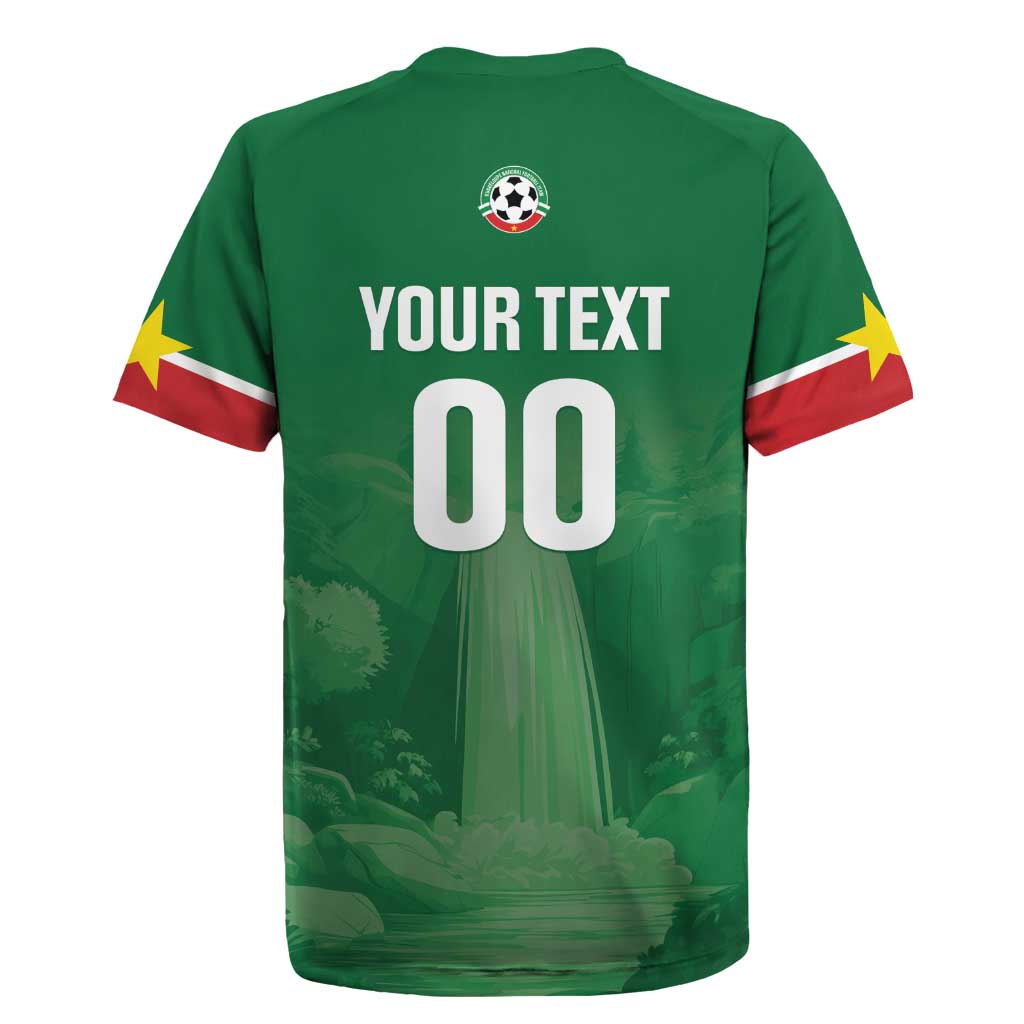 Custom Football Guadeloupe Green Rugby Jersey Les Gwada Boy Go Champions