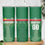 Custom Football Guadeloupe Green Skinny Tumbler Les Gwada Boy Go Champions