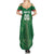 Custom Football Guadeloupe Green Summer Maxi Dress Les Gwada Boy Go Champions