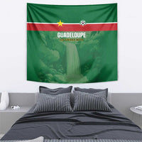 Football Guadeloupe Green Tapestry Les Gwada Boy Go Champions