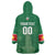 Custom Football Guadeloupe Green Wearable Blanket Hoodie Les Gwada Boy Go Champions