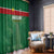 Football Guadeloupe Green Window Curtain Les Gwada Boy Go Champions