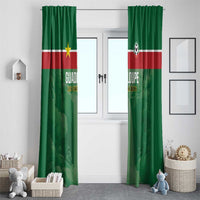 Football Guadeloupe Green Window Curtain Les Gwada Boy Go Champions