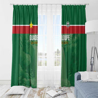 Football Guadeloupe Green Window Curtain Les Gwada Boy Go Champions